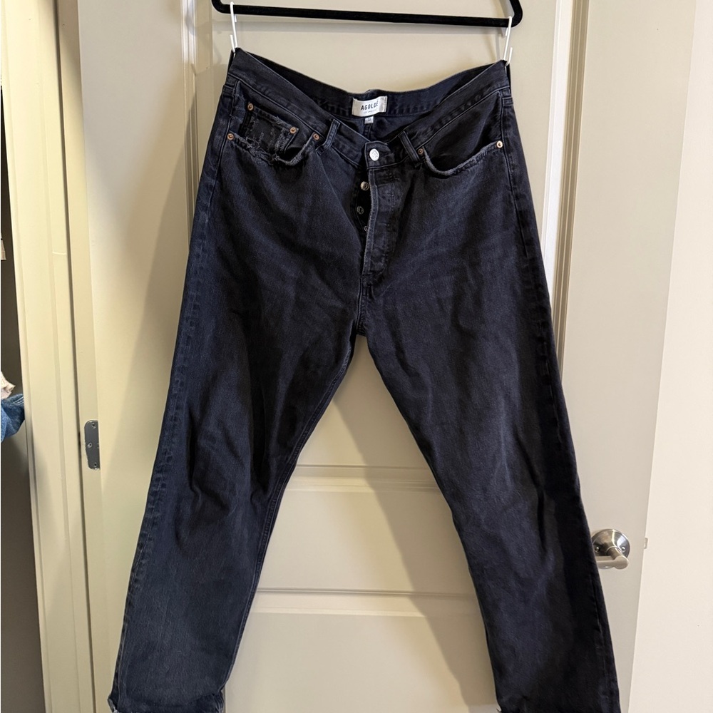 *SUMMER CLOSET SALE* AGOLDE 90’s Jeans - Washed Black